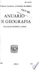 Anuario de geografía