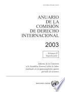 Anuario de la Comisión de Derecho Internacional 2003, Vol.II, Parte 2