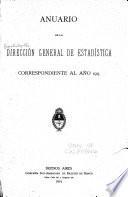 Anuario de la Dirección General de Estadística