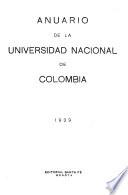 Anuario de la Universidad Nacional de Colombia