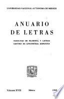 Anuario de letras