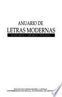 Anuario de letras modernas