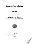 Anuario de leyes, decretos, resoluciones y órdenes supremas