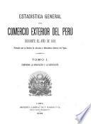 Anuario del comercio exterior de la República Peruana