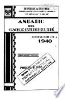 Anuario del Comercio Exterior del Perú