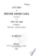 Anuario del Observatario astronomico nacional de Tacubàya