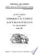 Anuario del Observatorio Astronómico de Madrid
