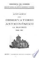Anuario del Observatorio Astronómico de Madrid
