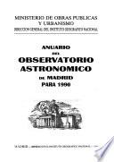 Anuario del Real observatorio de Madrid