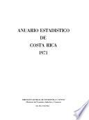 Anuario estadístico de Costa Rica
