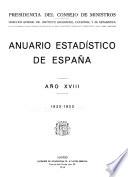 Anuario estadístico de España