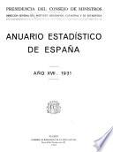 Anuario estadístico de España