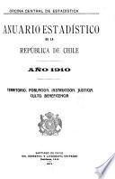 Anuario estadístico de la República de Chile