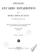 Anuario estadistico de la Republica oriental del Uruguay