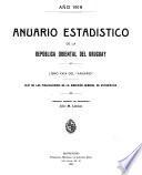 Anuario estadístico de la República Oriental del Uruguay