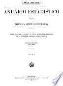 Anuario estadístico de la República Oriental del Uruguay
