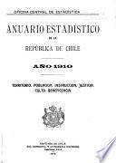 Anuario estadístico de la Reṕublica de Chile