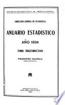Anuario estadístico
