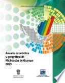 Anuario estadístico y geográfico de Michoacán de Ocampo 2013