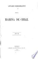 Anuario hidrografíco de la Marina de Chile