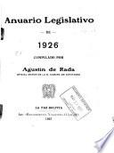 Anuario legislativo de ...