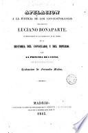 Apelación a la justicia de los contemporaneos del difunto Luciano Bonaparte
