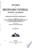 Apéndice al Diccionario universal de historia y de geografía