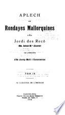 Aplec de rondaies mallorquines