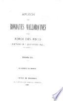 Aplech de rondayes mallorquines d'en Jordi des Recó