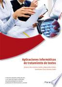 Aplicaciones informáticas de tratamiento de textos. Microsoft Word 2007