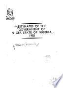 Approved Estimates of the Government of Niger State of Nigeria
