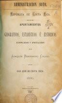Apuntamientos geográficos, estadísticos é históricos