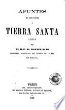 Apuntes de una visita a Tierra Santa