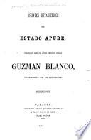 Apuntes estadisticos del estado Apure