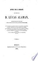 Apuntes para la biografía del Exmo