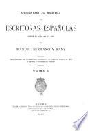 Apuntes para una biblioteca de escritoras españolas