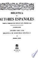 Apuntes para una biblioteca de escritoras españolas