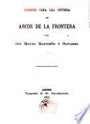 Apuntes para una historia de Arcos de la Frontera