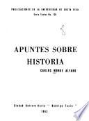 Apuntes sobre historia