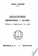 Aracnidos, escorpiones y acaros