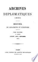 Archives diplomatiques
