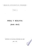 Archivo diplomatico del Peru