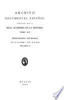 Archivo documental español: Negociaciones con Francia