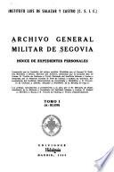 Archivo General Militar de Segovia