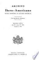 Archivo ibero-americano