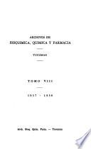 Archivos de farmacia y bioquímica de Tucumán