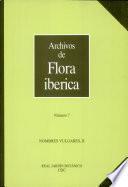 Archivos De Flora Iberica