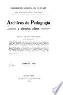 Archivos de pedagogía y ciencias afines