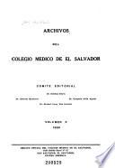 Archivos del Colegio Médico de El Salvador