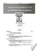 Archivos del Instituto de Cardiologia de Mexico